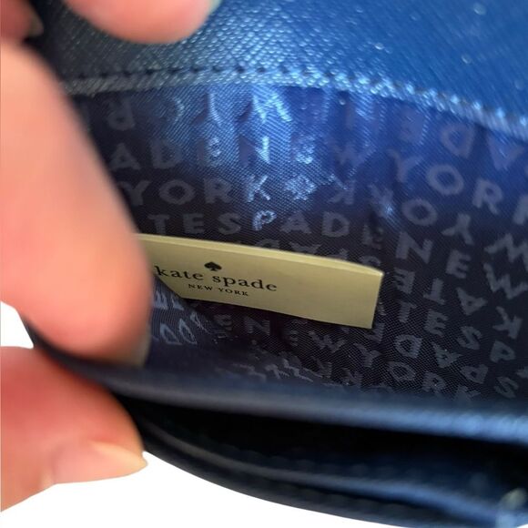 Kate Spade Berber Stripe Stacy Bifold Wallet Pink Multi Colored - Picture 7 of 11